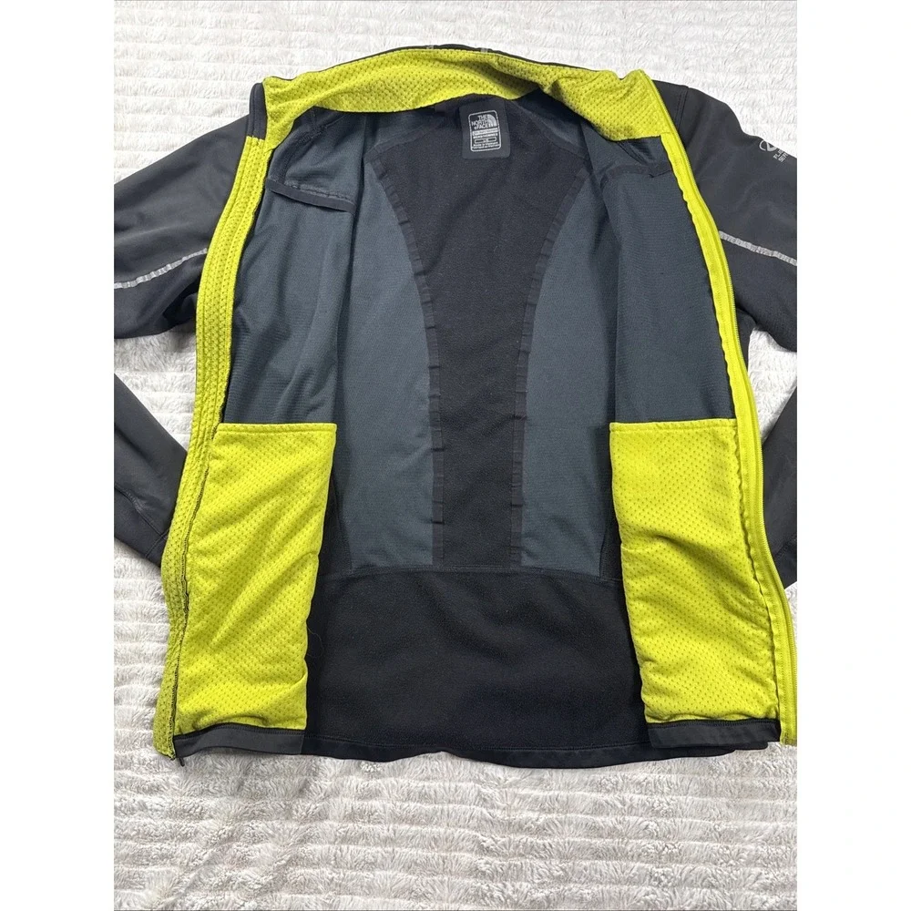 The North Face‎ Jacket Men L Black Flight Series Running Cycling Windstopper GUC